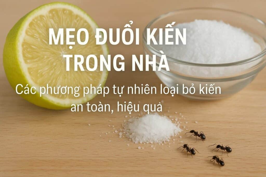 Mẹo Đuổi Kiến Bằng Nguyên Liệu Tự Nhiên