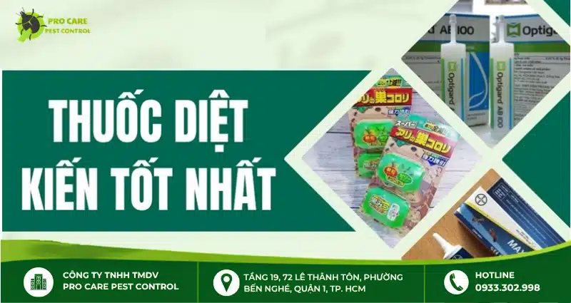 Một số dạng thuốc diệt kiến ba khoang