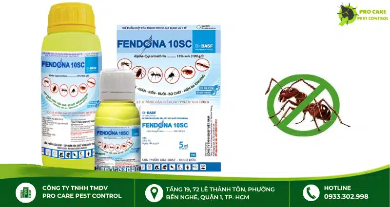 Thuốc diệt kiến Fendona: Cách dùng và hiệu quả