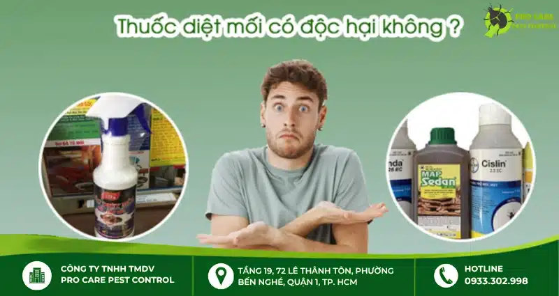 Thuốc diệt mối có độc hại không?