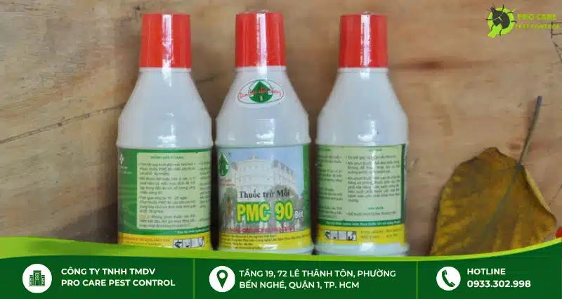 Cách dùng thuốc diệt mối PMC 90