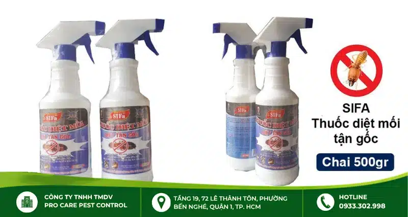 Thuốc diệt mối Sifa có tốt không? Cách sử dụng & Lưu Ý