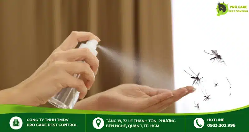 Thuốc xịt muỗi của Anh
