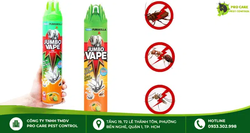 Thuốc xịt muỗi Jumbo có độc không? Cách sử dụng an toàn