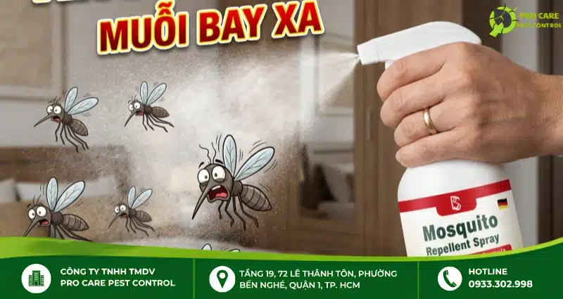 Những loại thuốc xịt muỗi không mùi, ít độc hại cho sức khỏe