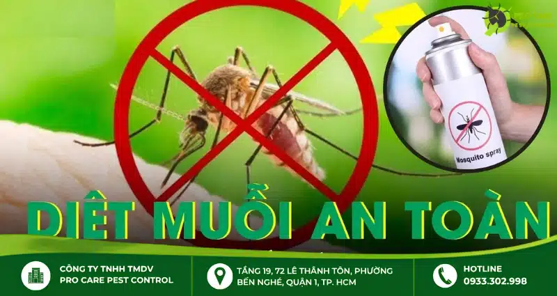 Cách sử dụng thuốc xịt muỗi không mùi an toàn