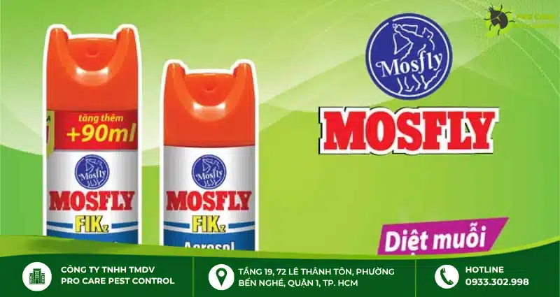 Xịt muỗi Mosfly có tốt không? Công dụng, Cách dùng và Lưu ý