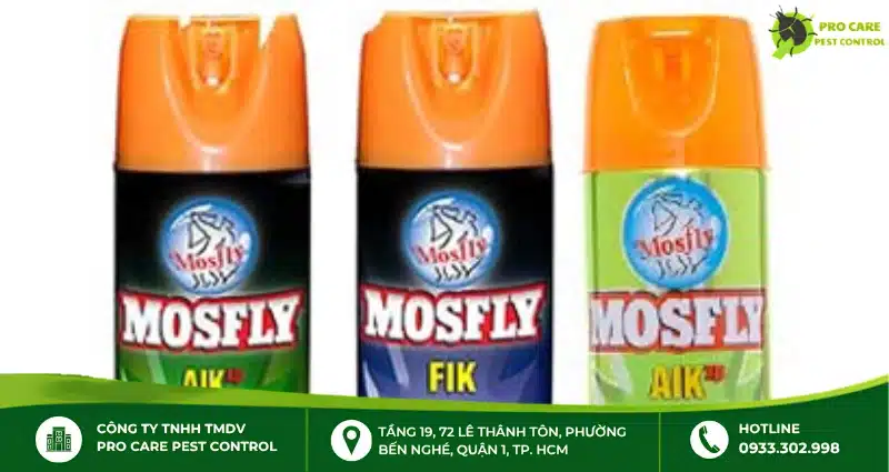 Xịt muỗi Mosfly có tốt không?