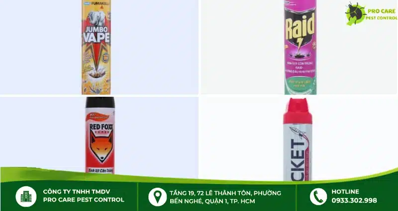 Các bình xịt ruồi đáng tham khảo