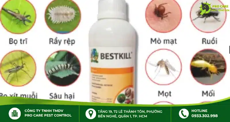 Cách sử dụng chế phẩm Bestkill