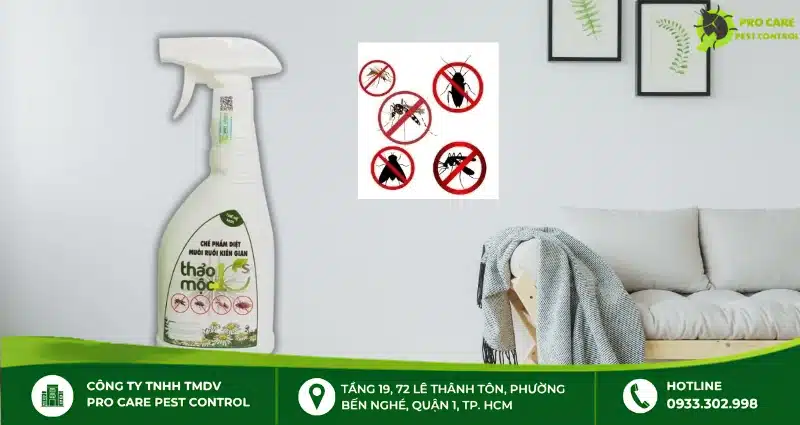 Chế phẩm diệt muỗi kiến gián thảo mộc