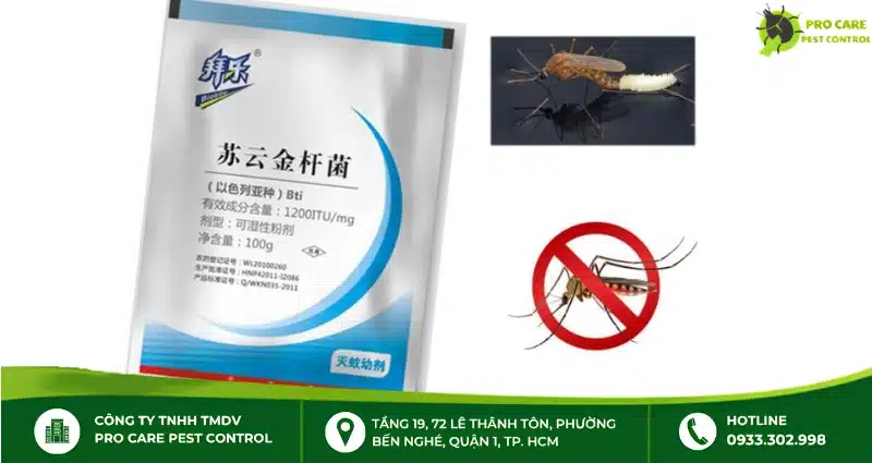 Chế phẩm sinh học diệt muỗi