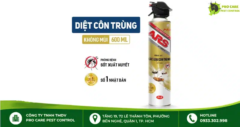 Bình xịt côn trùng Earth Ars Jet Gold