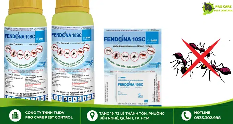 Fendona 10SC chống kiến hiệu quả