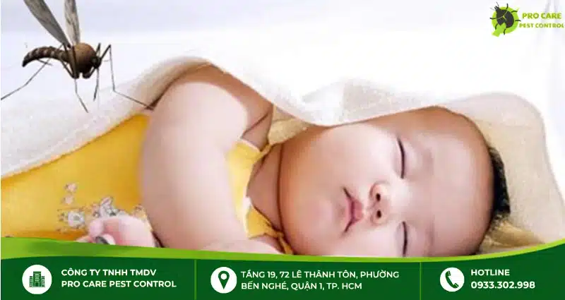 Nhà có trẻ nhỏ có nên phun thuốc muỗi?