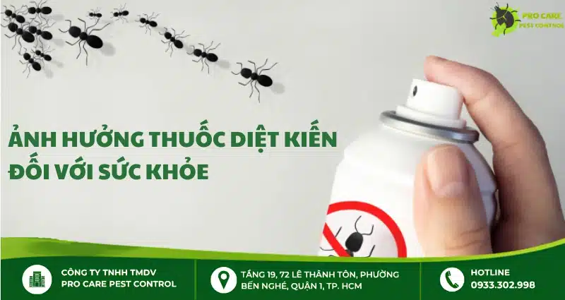 Thuốc diệt kiến có độc hại không đối với sức khỏe?