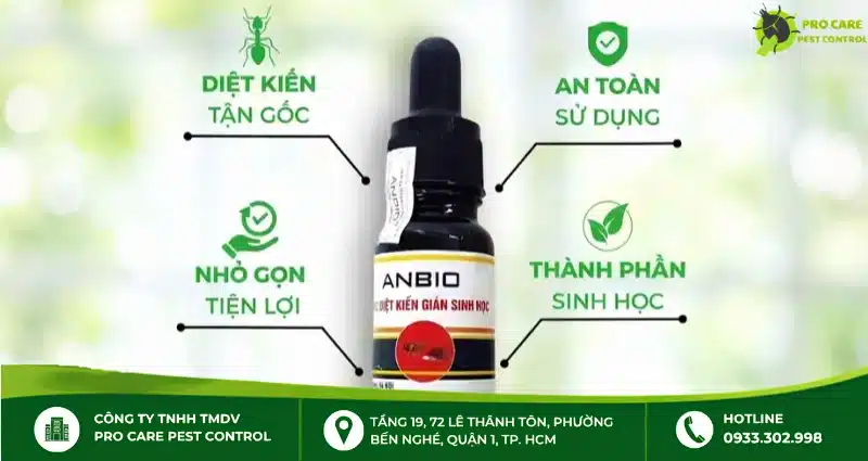 Thuốc diệt kiến đen Anbio dạng sinh học