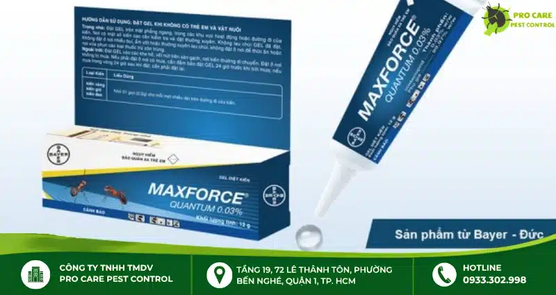 Cách sử dụng thuốc diệt kiến Maxforce