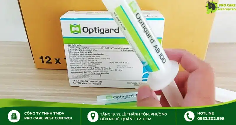 Cách sử dụng thuốc diệt kiến Optigard hiệu quả