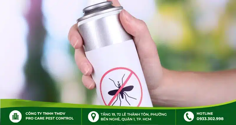 Thuốc xịt muỗi có hại cho cây trồng cần biết
