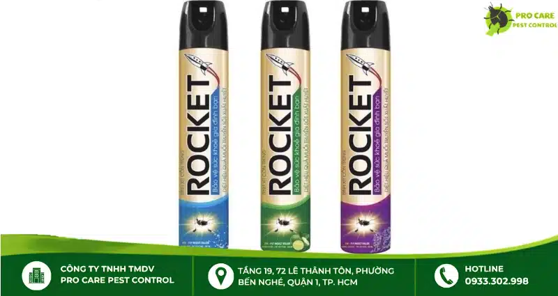 Thuốc xịt muỗi Rocket