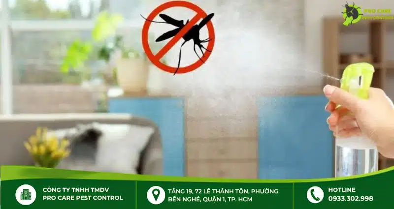 Xịt muỗi tại nhà có an toàn không? Những lưu ý cần biết